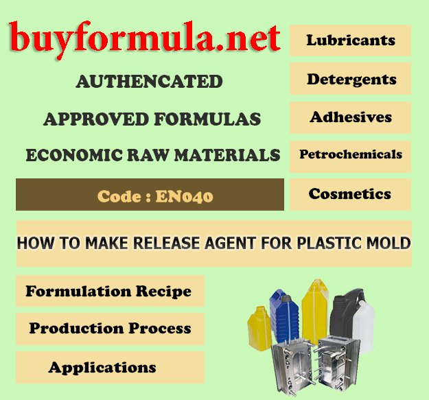 How to make  release agent for plastic molds