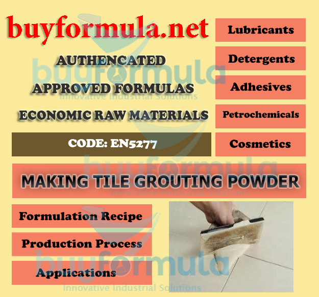 How to make tile grouting powder