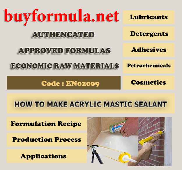 How to make acrylic mastic sealant