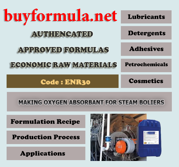 Making oxygen absorbent for steam boilers