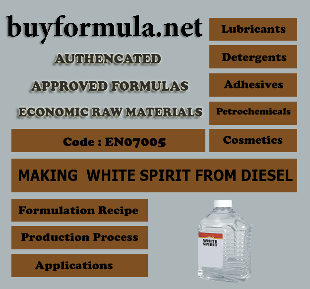 How to make white spirit from diesel
